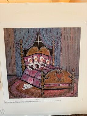 P. Buckley Moss Limiter Edition Print “Girls’ Club”